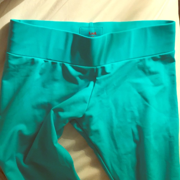 LnA Turquoise zipper leggings - Picture 6 of 6